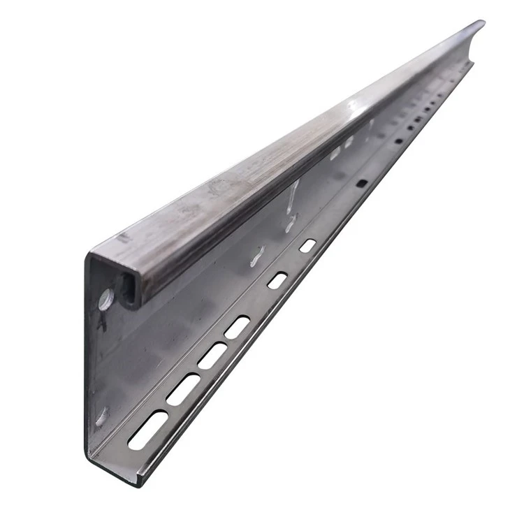 Perforated C steel profile